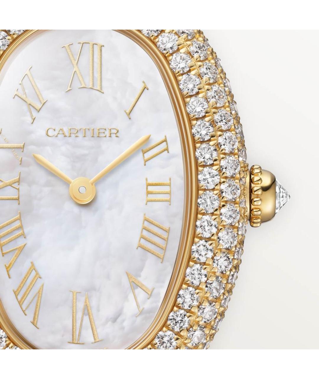 CARTIER Золотые часы из желтого золота, фото 2