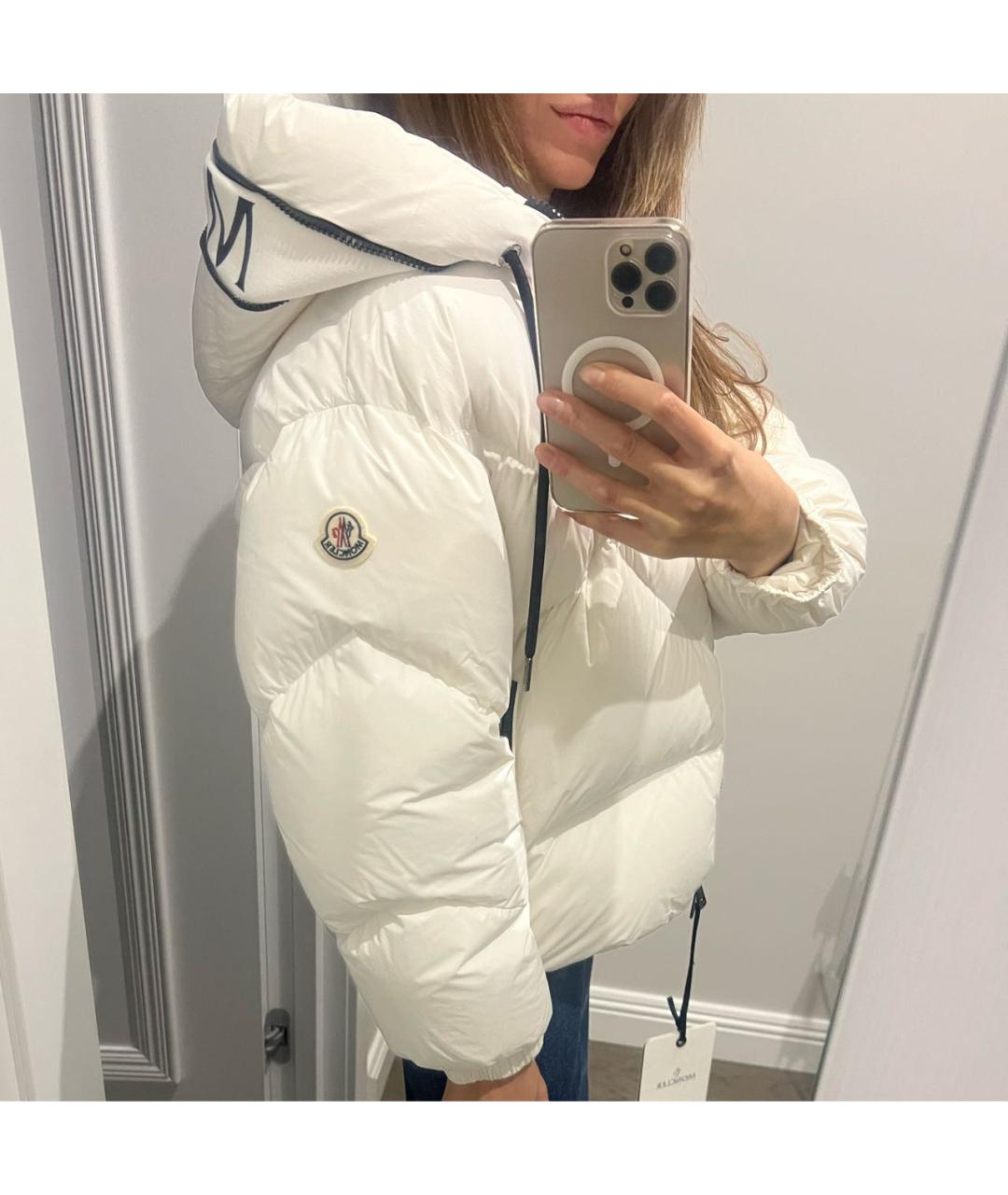 MONCLER Белая куртка, фото 5