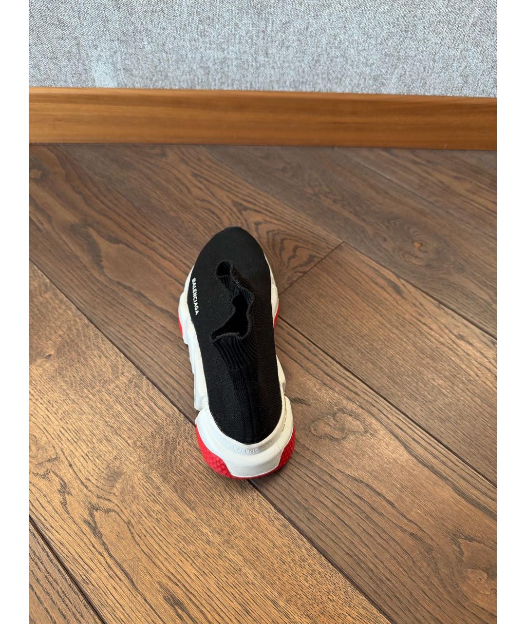BALENCIAGA Черные кеды, фото 4