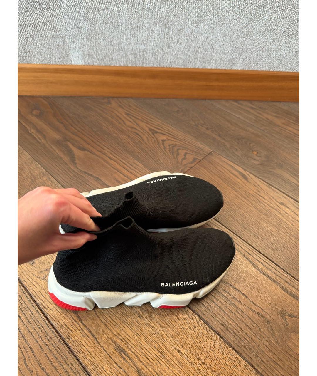BALENCIAGA Черные кеды, фото 2