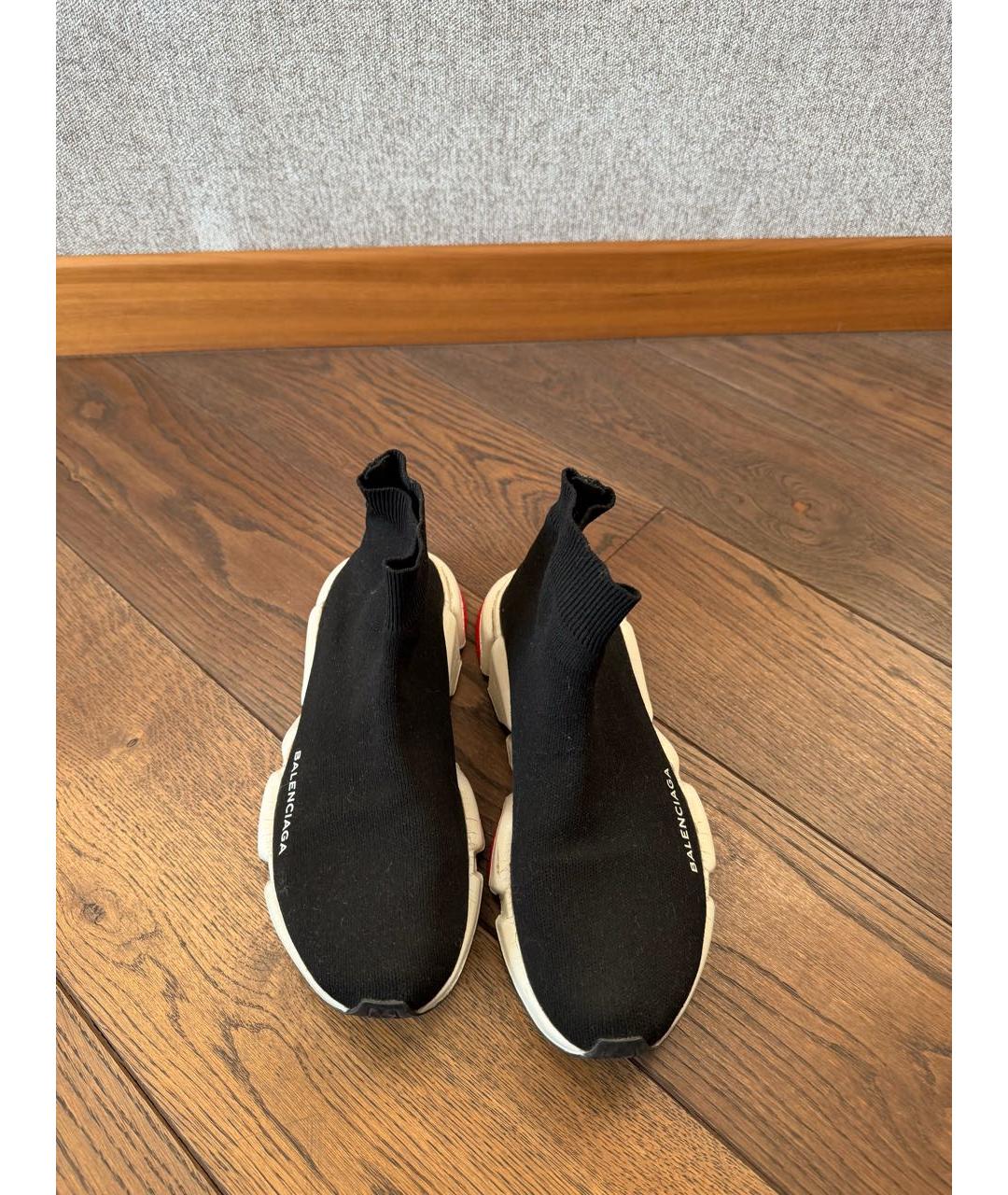 BALENCIAGA Черные кеды, фото 3