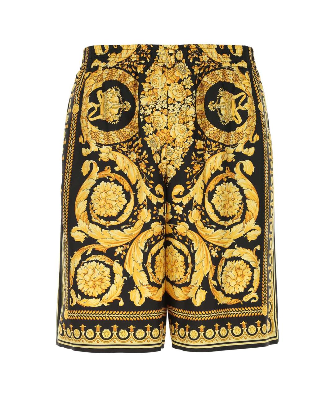 VERSACE Мульти шелковые шорты, фото 1