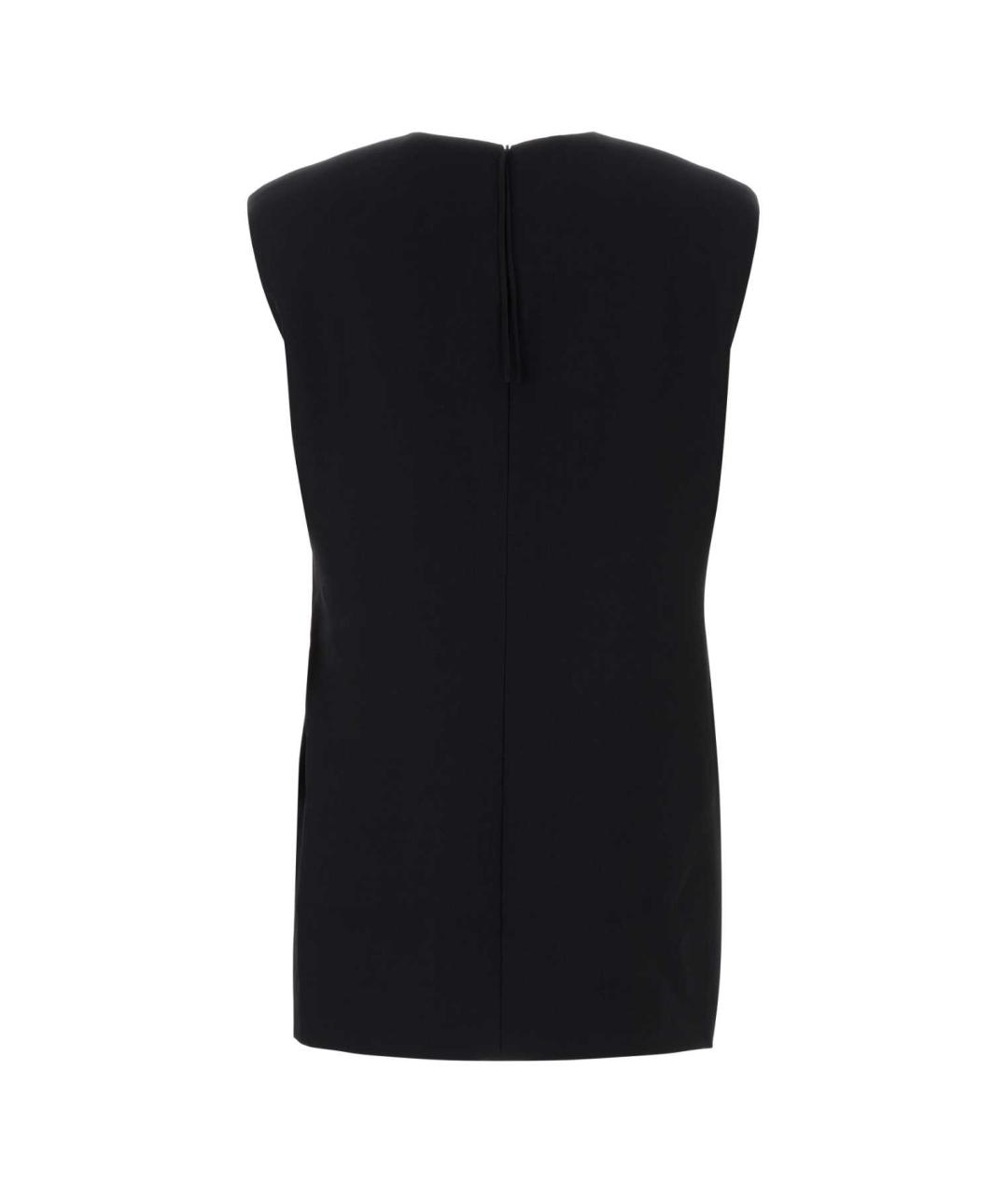Carven Черная шерстяная жилетка, фото 2