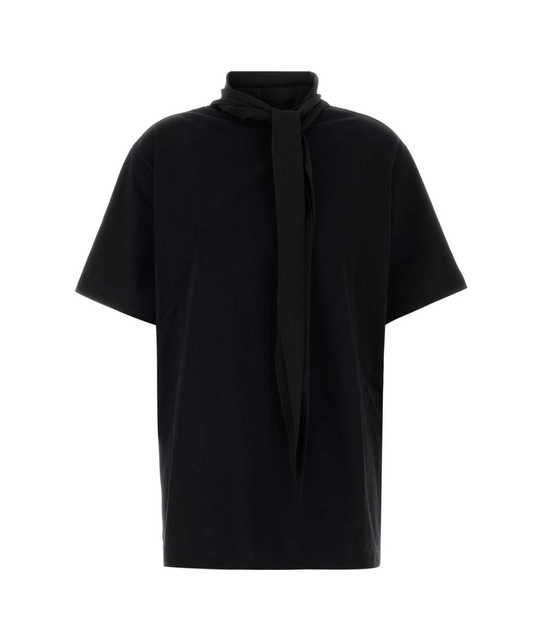 Carven Черная хлопковая футболка, фото 1
