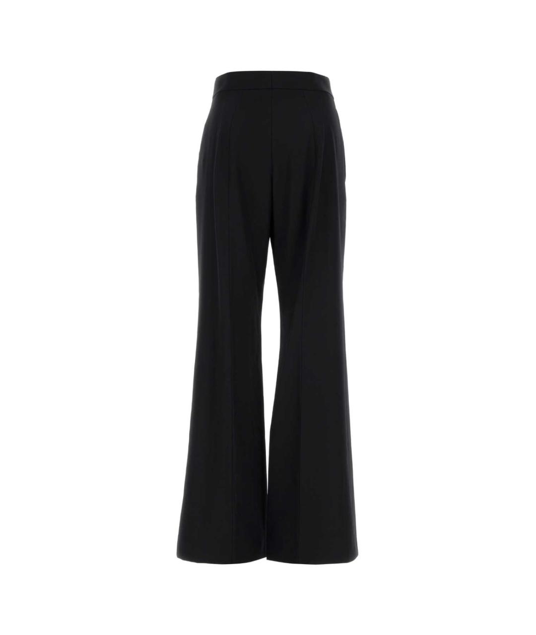 Carven Черные шерстяные прямые брюки, фото 2