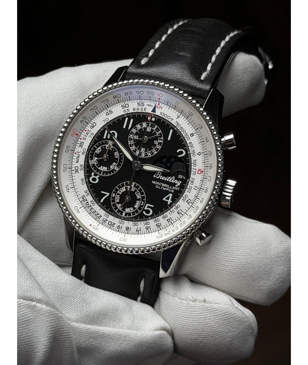 BREITLING Черные часы, фото 3