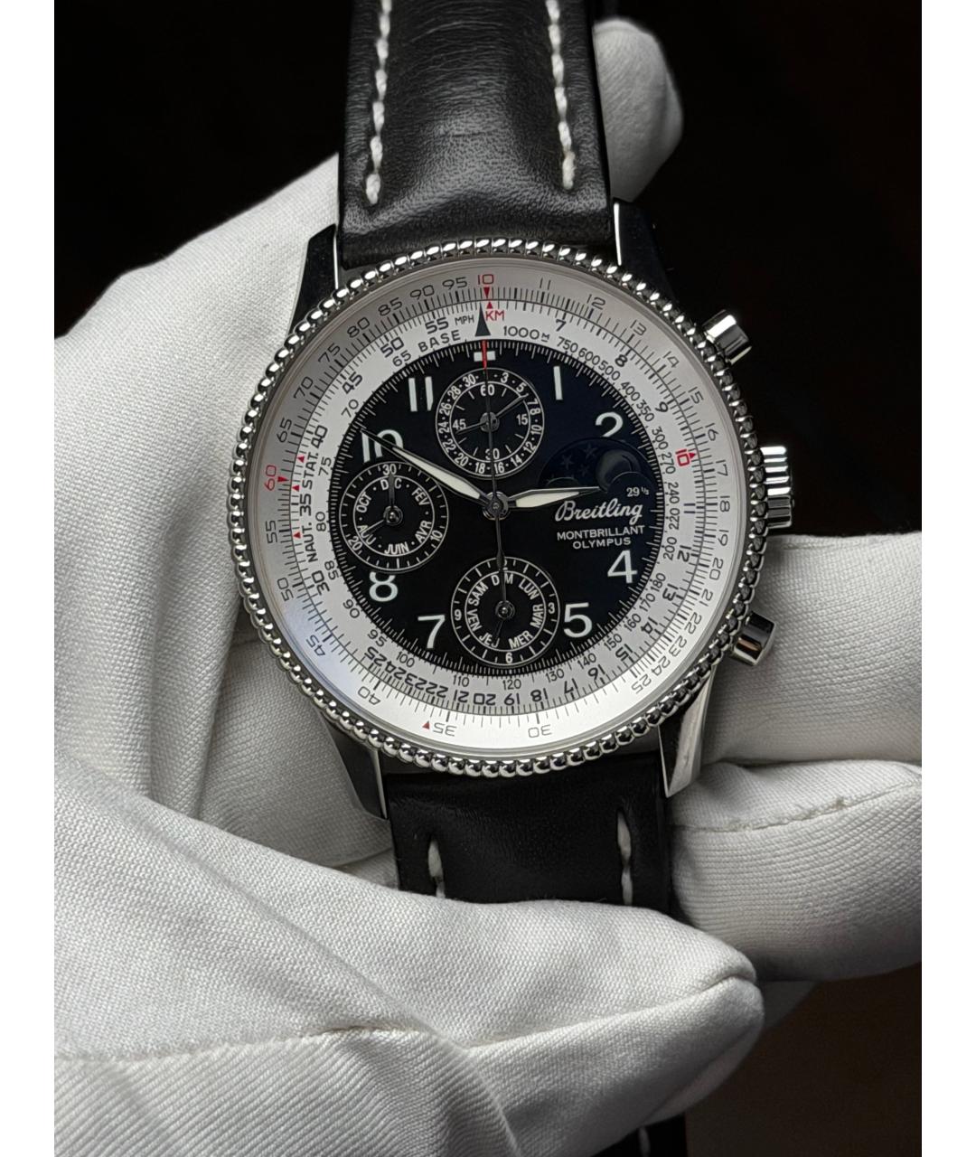 BREITLING Черные часы, фото 2