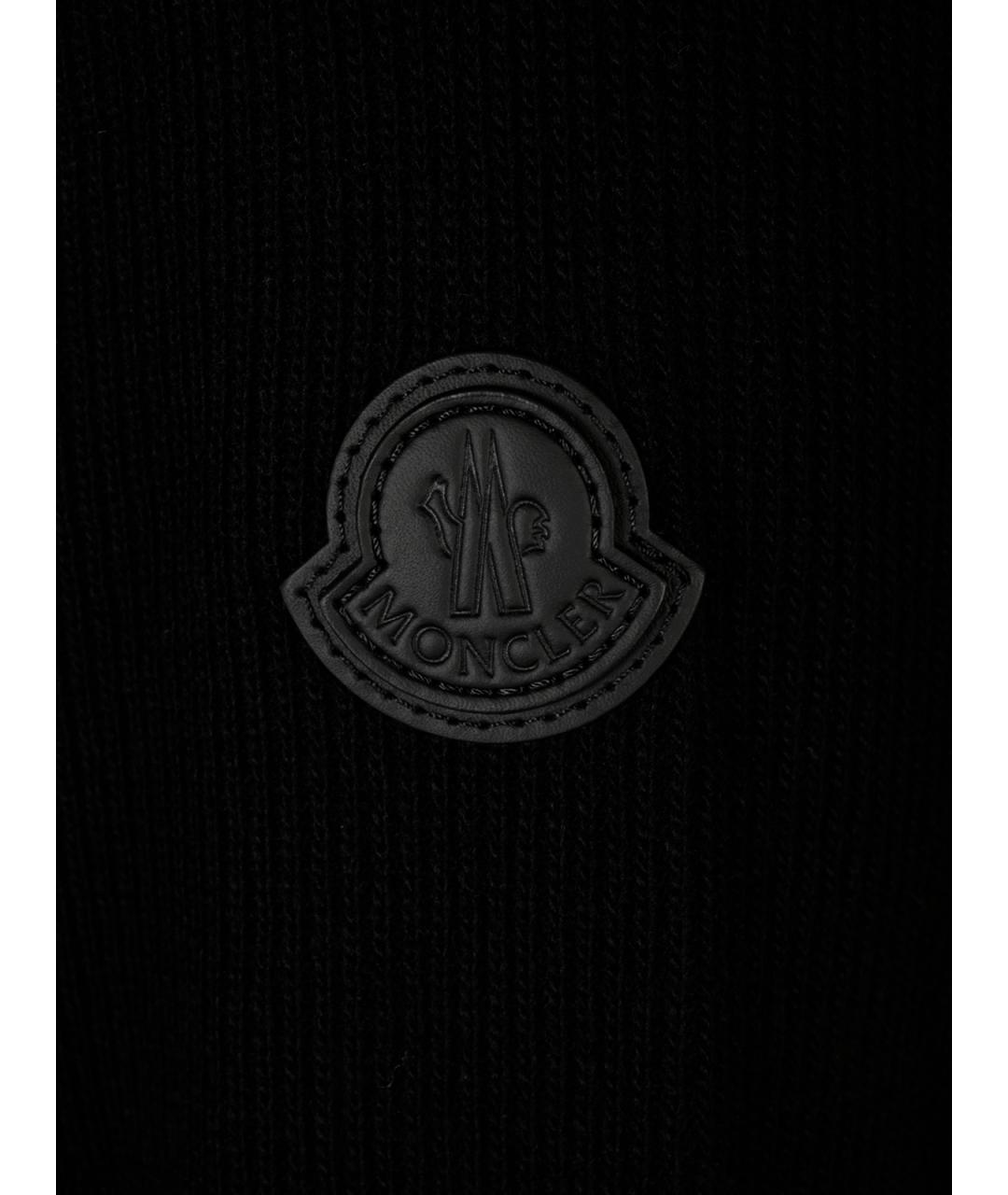 MONCLER Черная шерстяная куртка, фото 3
