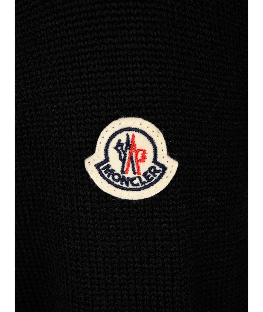 MONCLER Черная шерстяная куртка, фото 3
