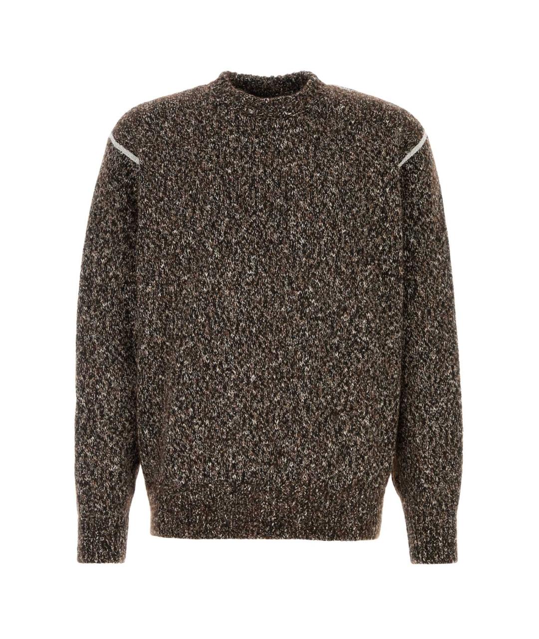 HERNO Коричневый хлопковый джемпер / свитер, фото 1