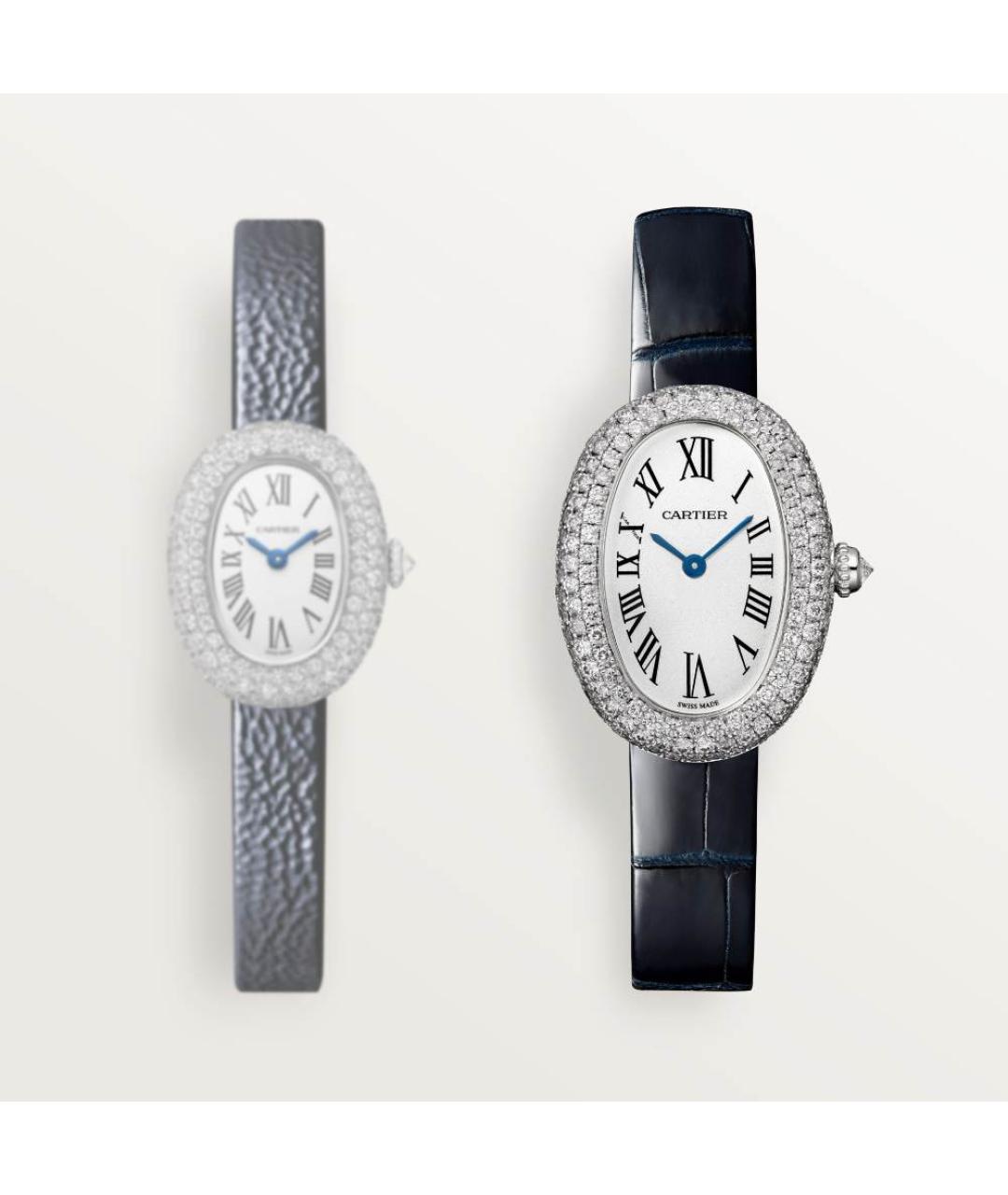 CARTIER Серебряные часы из белого золота, фото 3