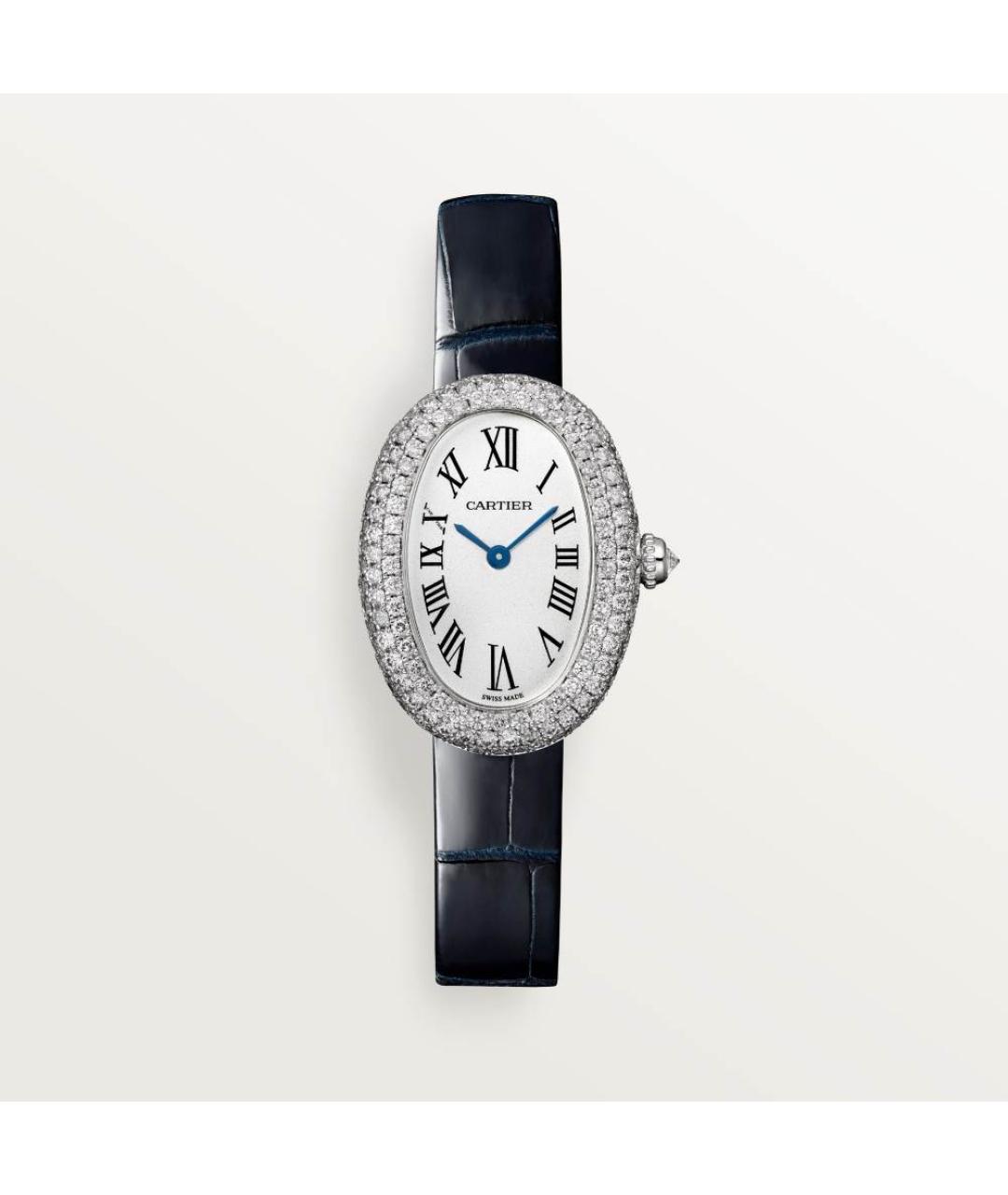 CARTIER Серебряные часы из белого золота, фото 4
