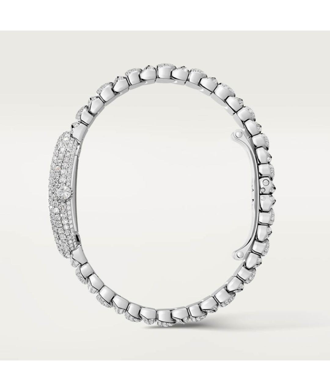 CARTIER Серебряные часы из белого золота, фото 3