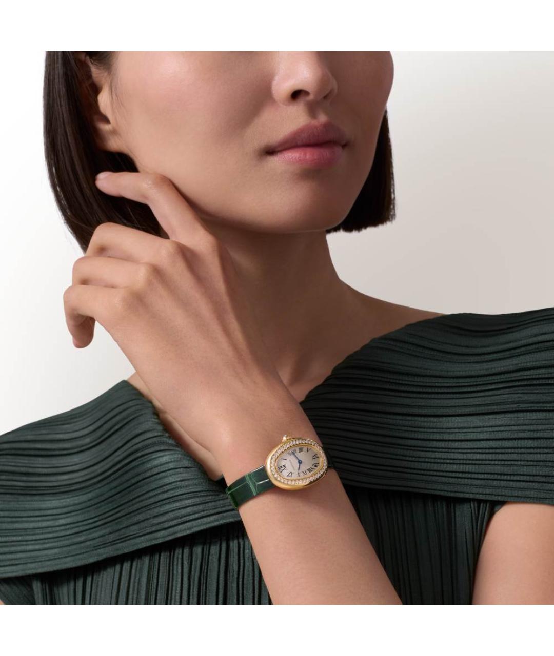 CARTIER Золотые часы из желтого золота, фото 4