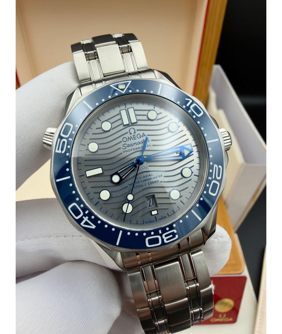 OMEGA Серебряные часы, фото 3
