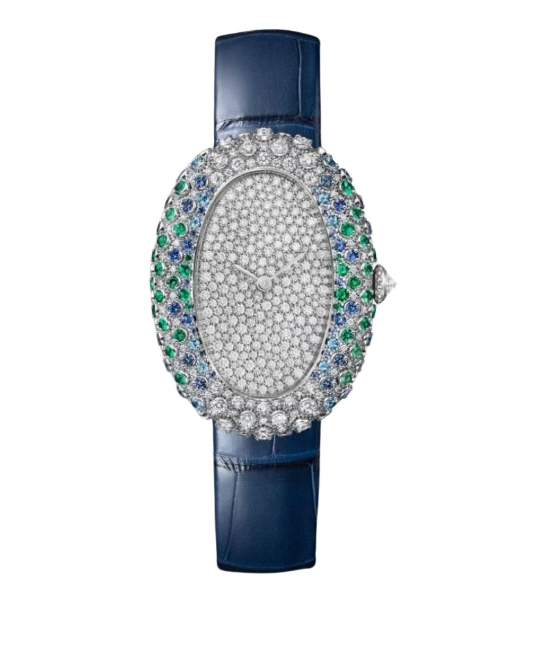 CARTIER Серебряные часы из белого золота, фото 1