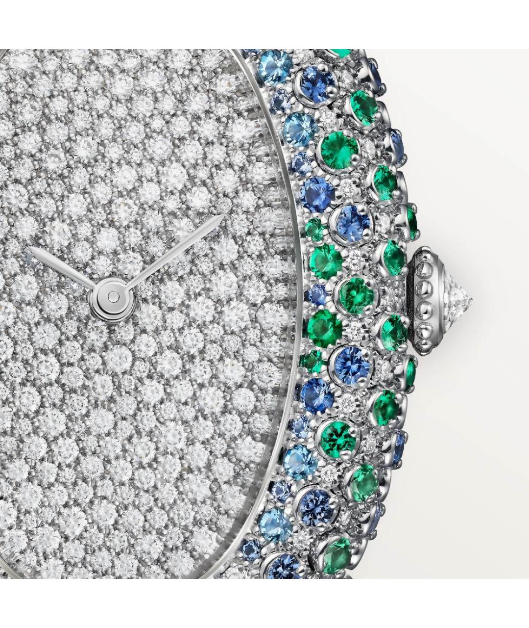 CARTIER Серебряные часы из белого золота, фото 2