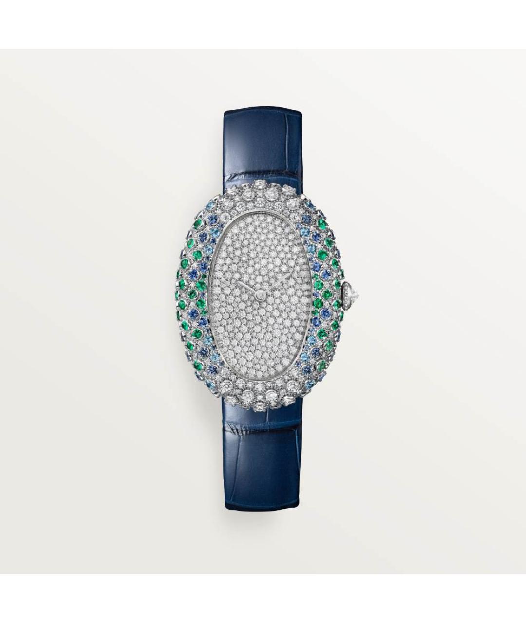 CARTIER Серебряные часы из белого золота, фото 4