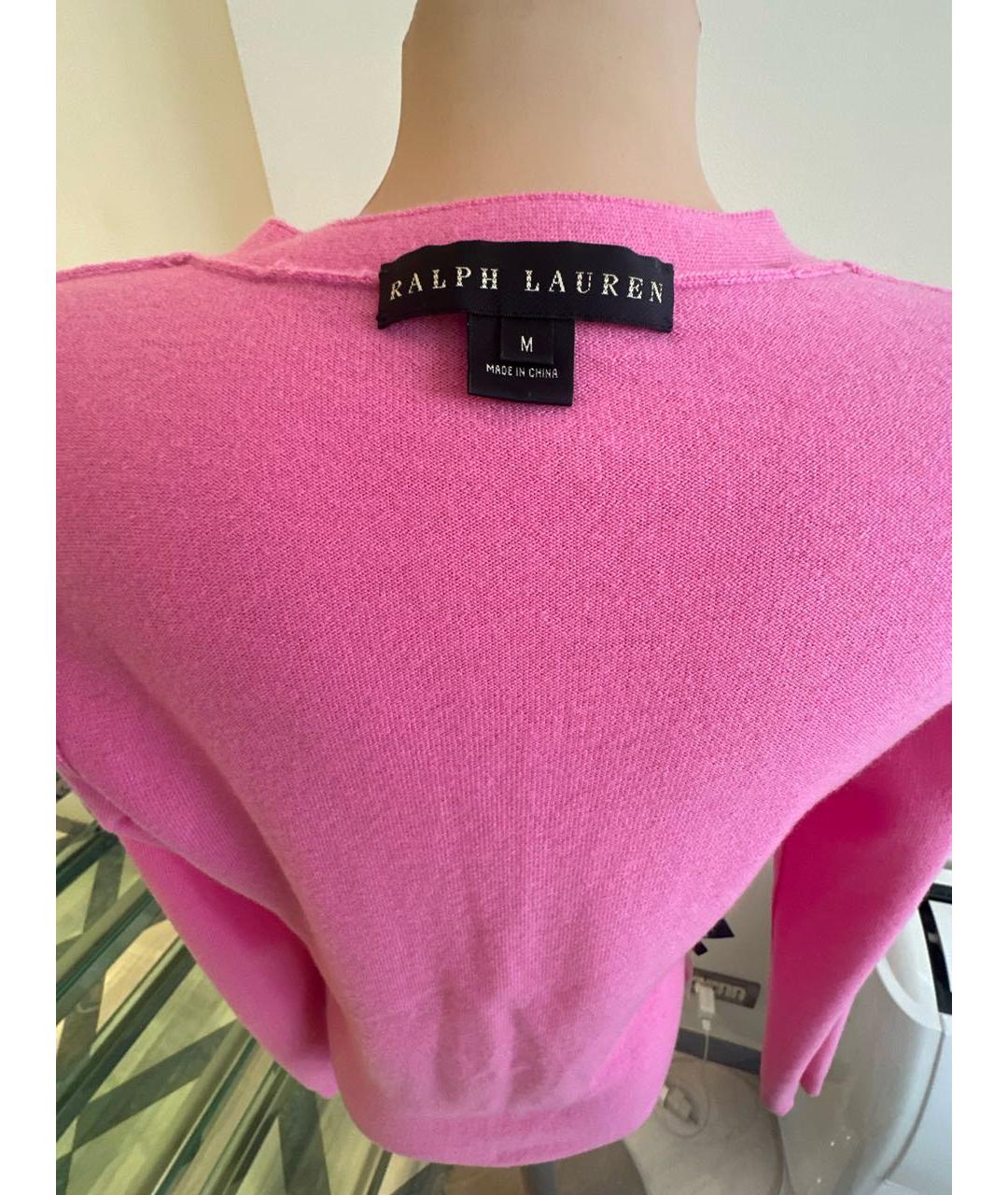RALPH LAUREN COLLECTION Розовый кашемировый джемпер / свитер, фото 3