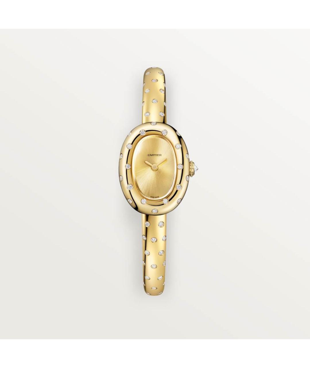 CARTIER Золотые часы из желтого золота, фото 4