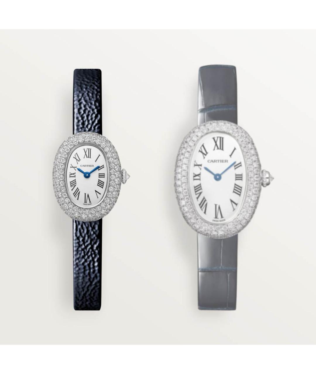 CARTIER Серебряные часы из белого золота, фото 4