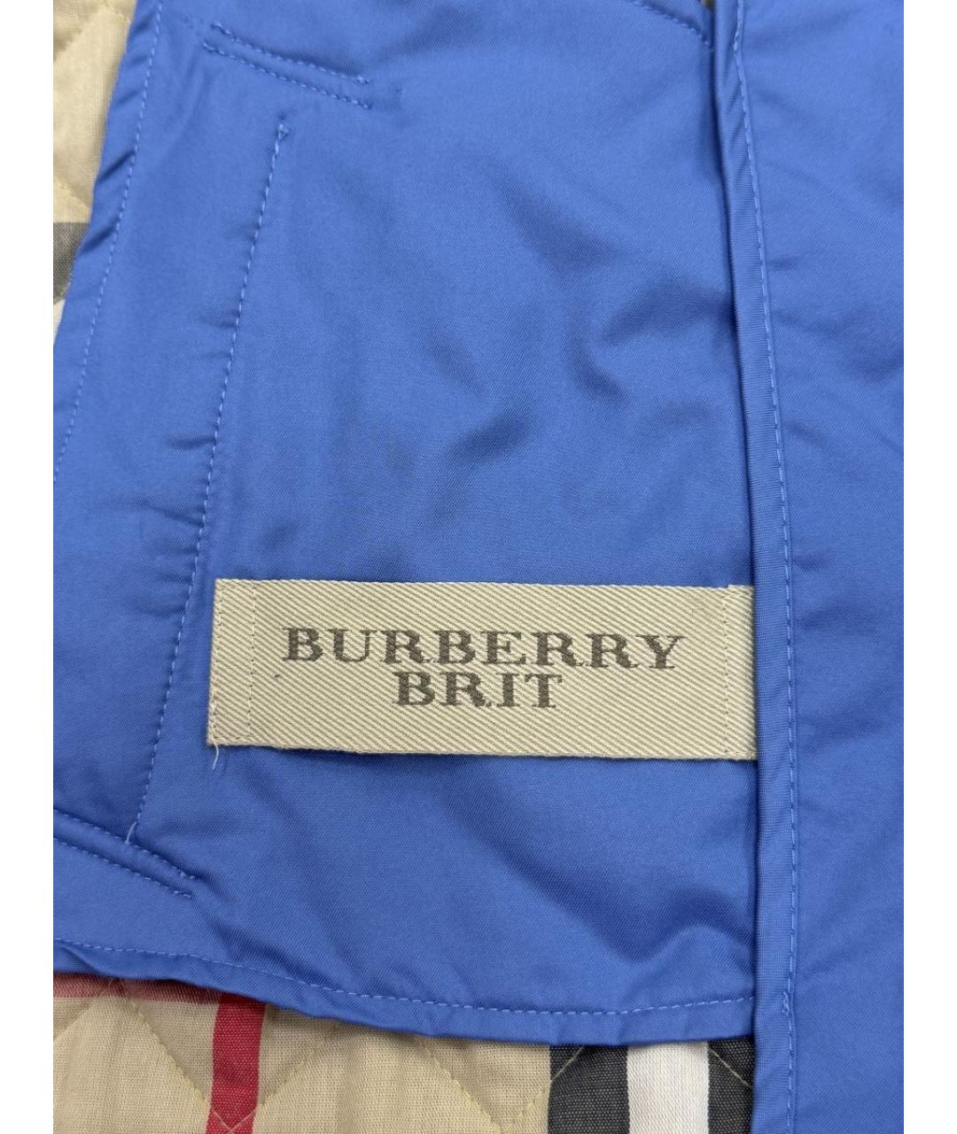 BURBERRY Синяя куртка, фото 5