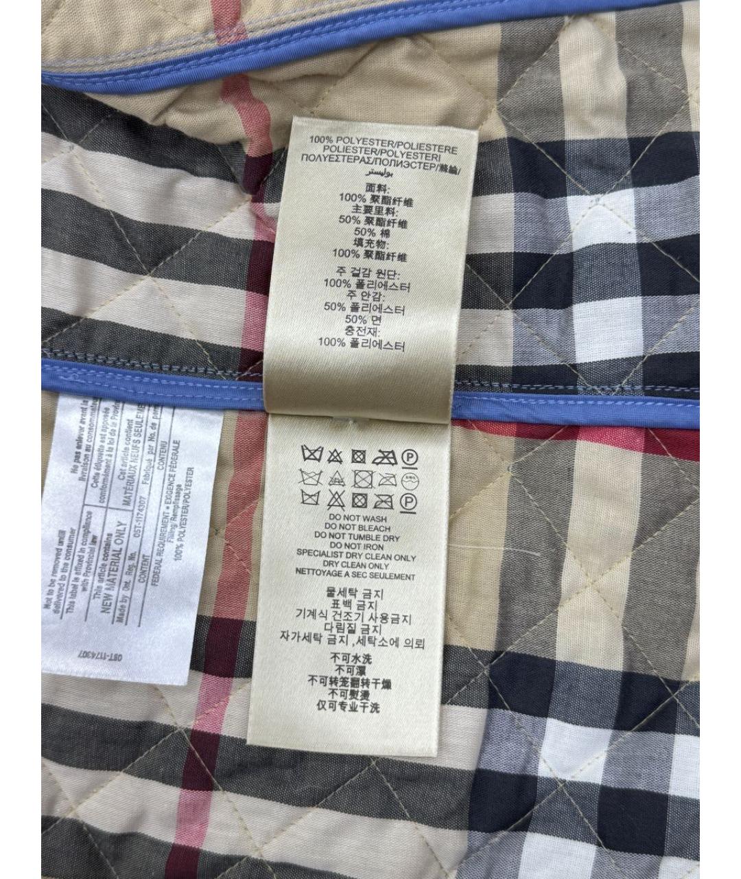 BURBERRY Синяя куртка, фото 7