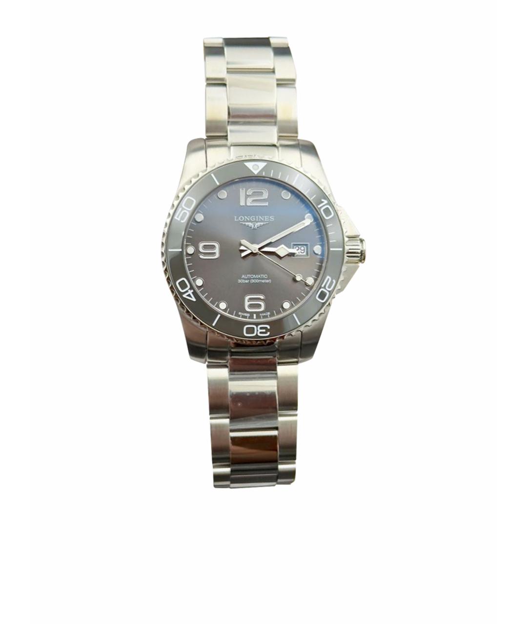LONGINES Серебряные стальные часы, фото 1