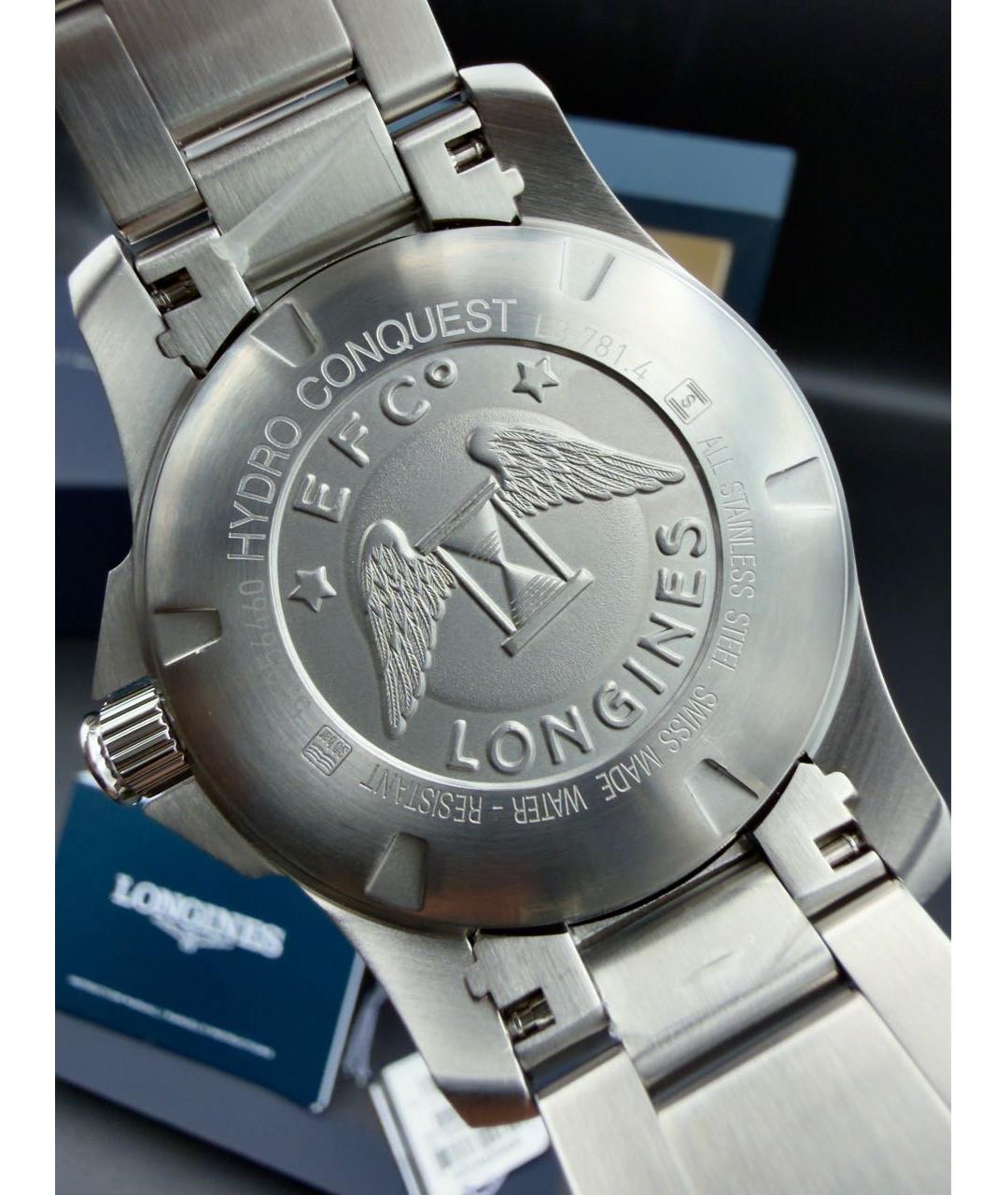 LONGINES Серебряные стальные часы, фото 8
