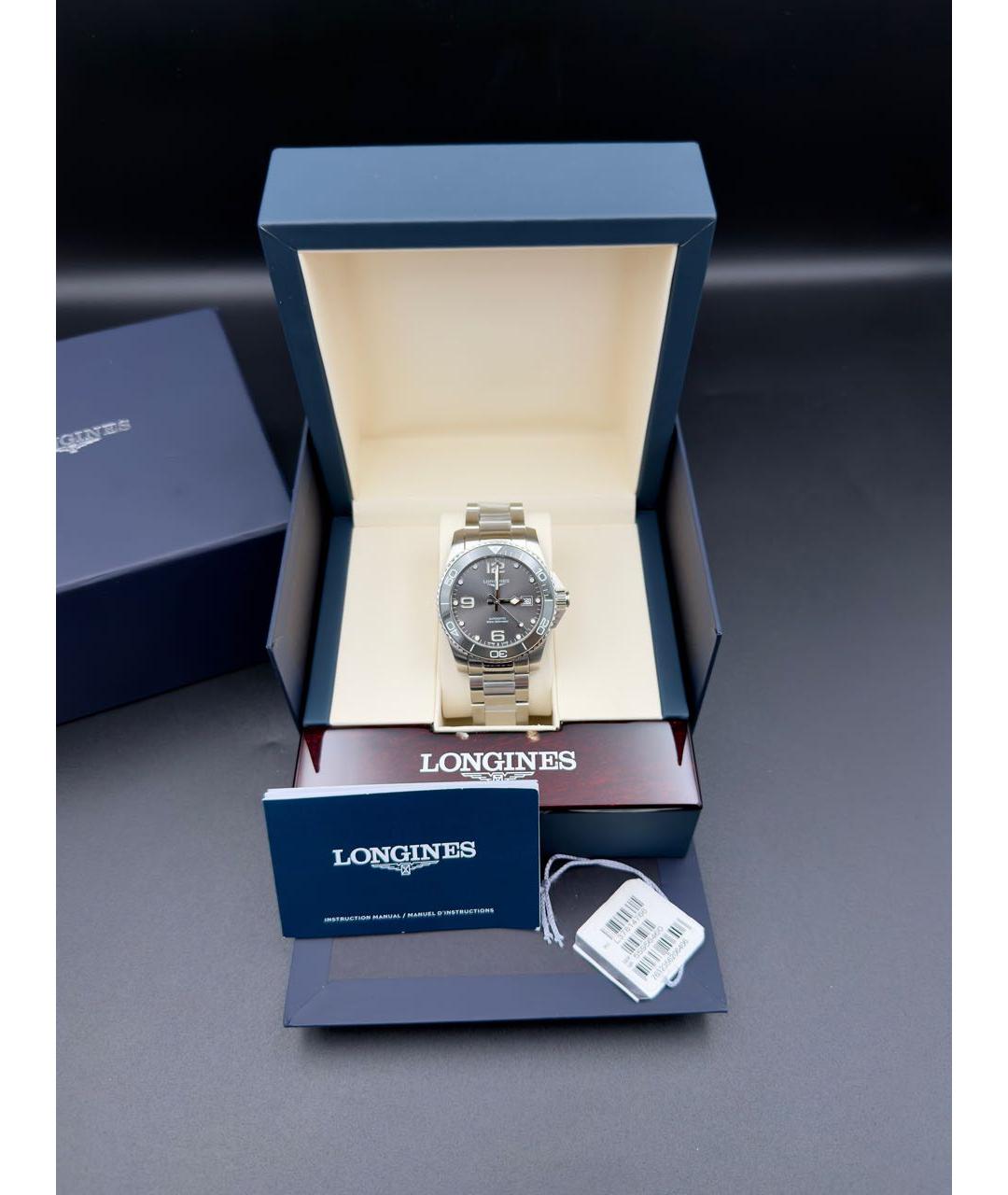 LONGINES Серебряные стальные часы, фото 2