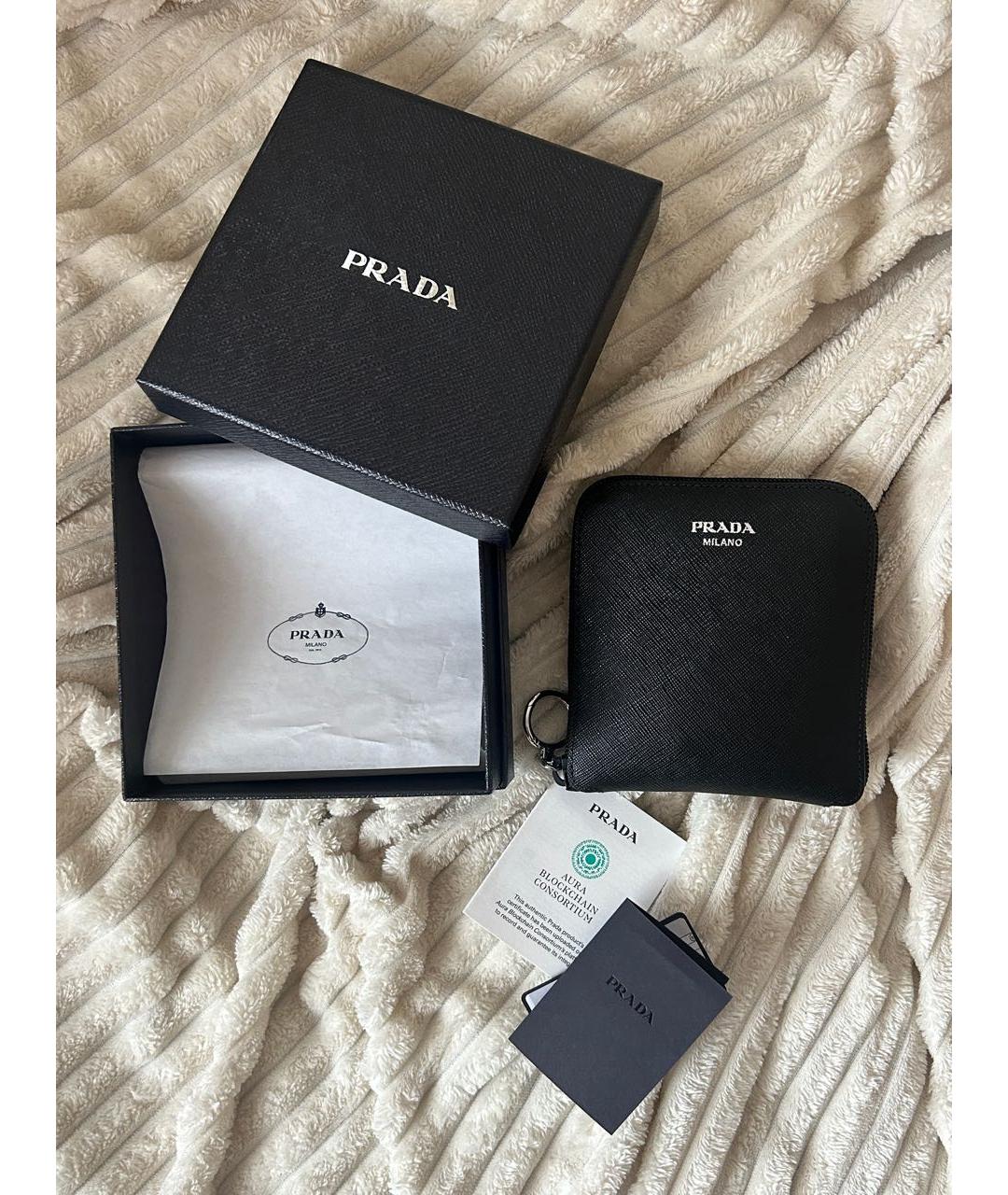 PRADA Черная нейлоновая сумка тоут, фото 2