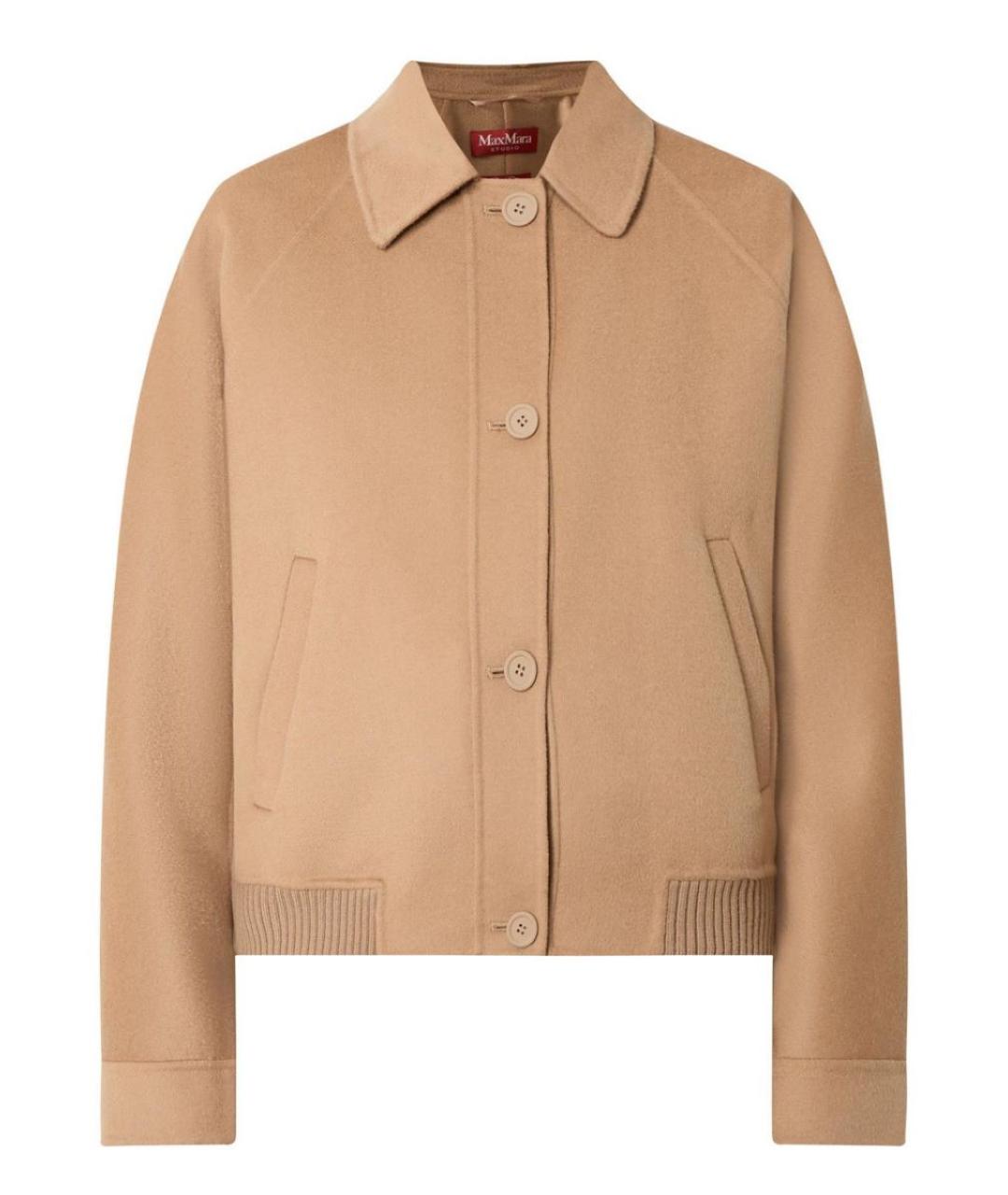 MAX MARA STUDIO Бежевая куртка, фото 1