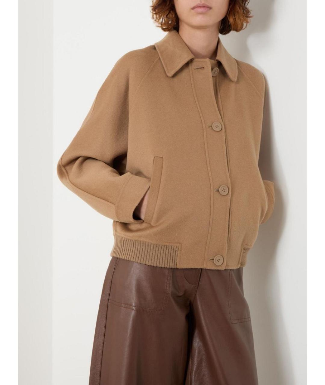 MAX MARA STUDIO Бежевая куртка, фото 6