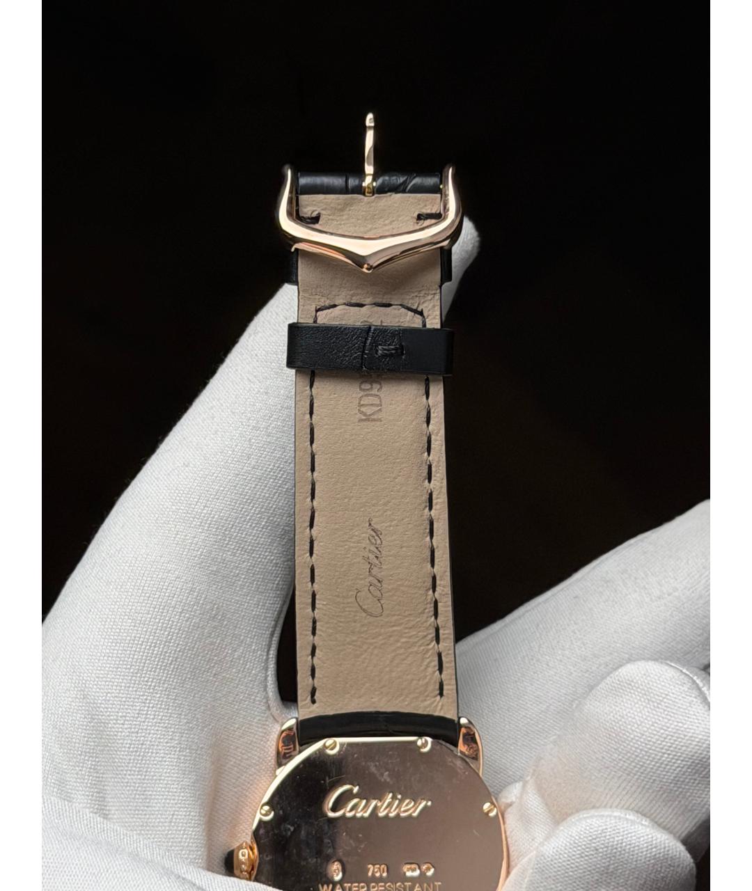 CARTIER Бежевые часы из розового золота, фото 8