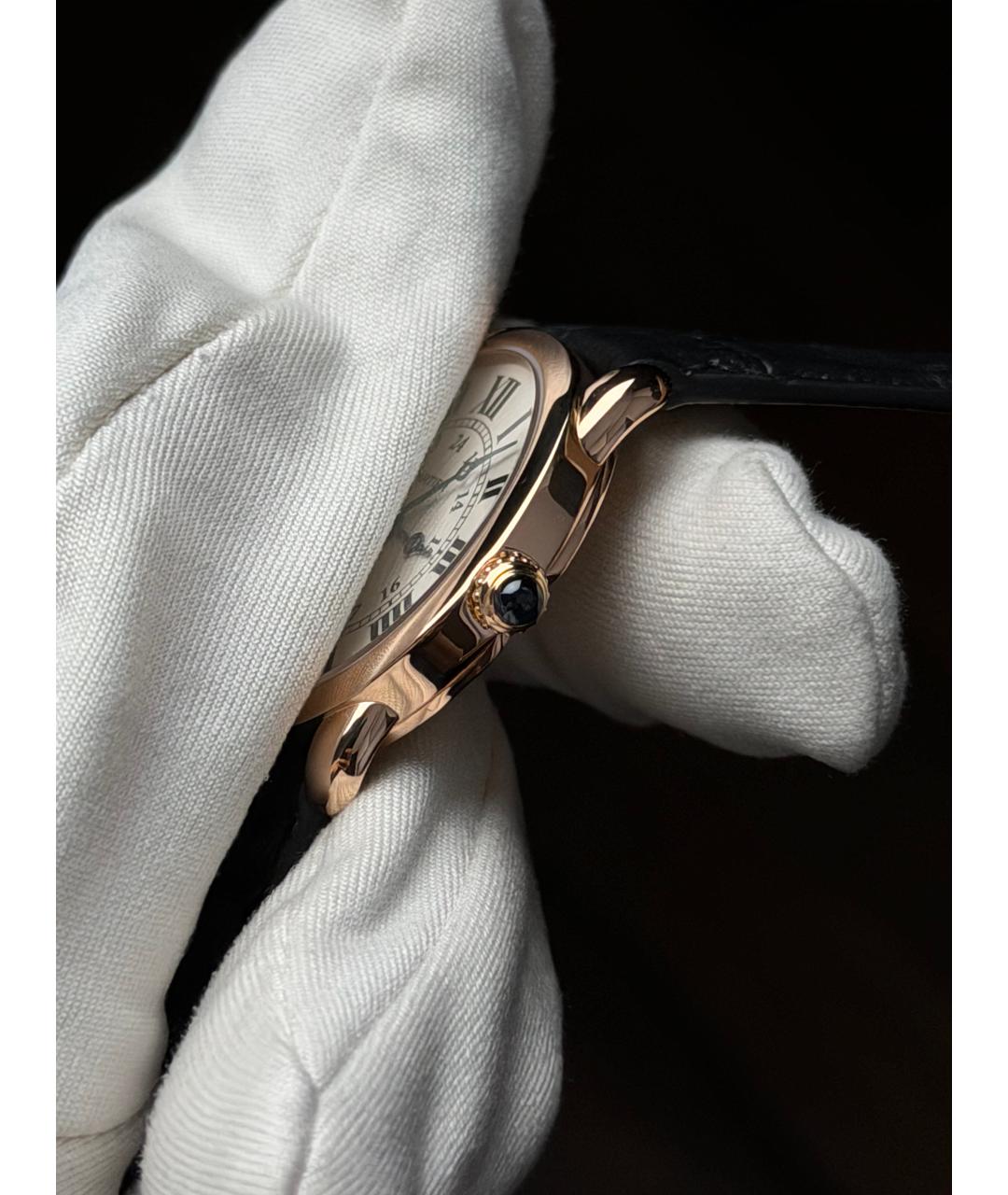 CARTIER Бежевые часы из розового золота, фото 4