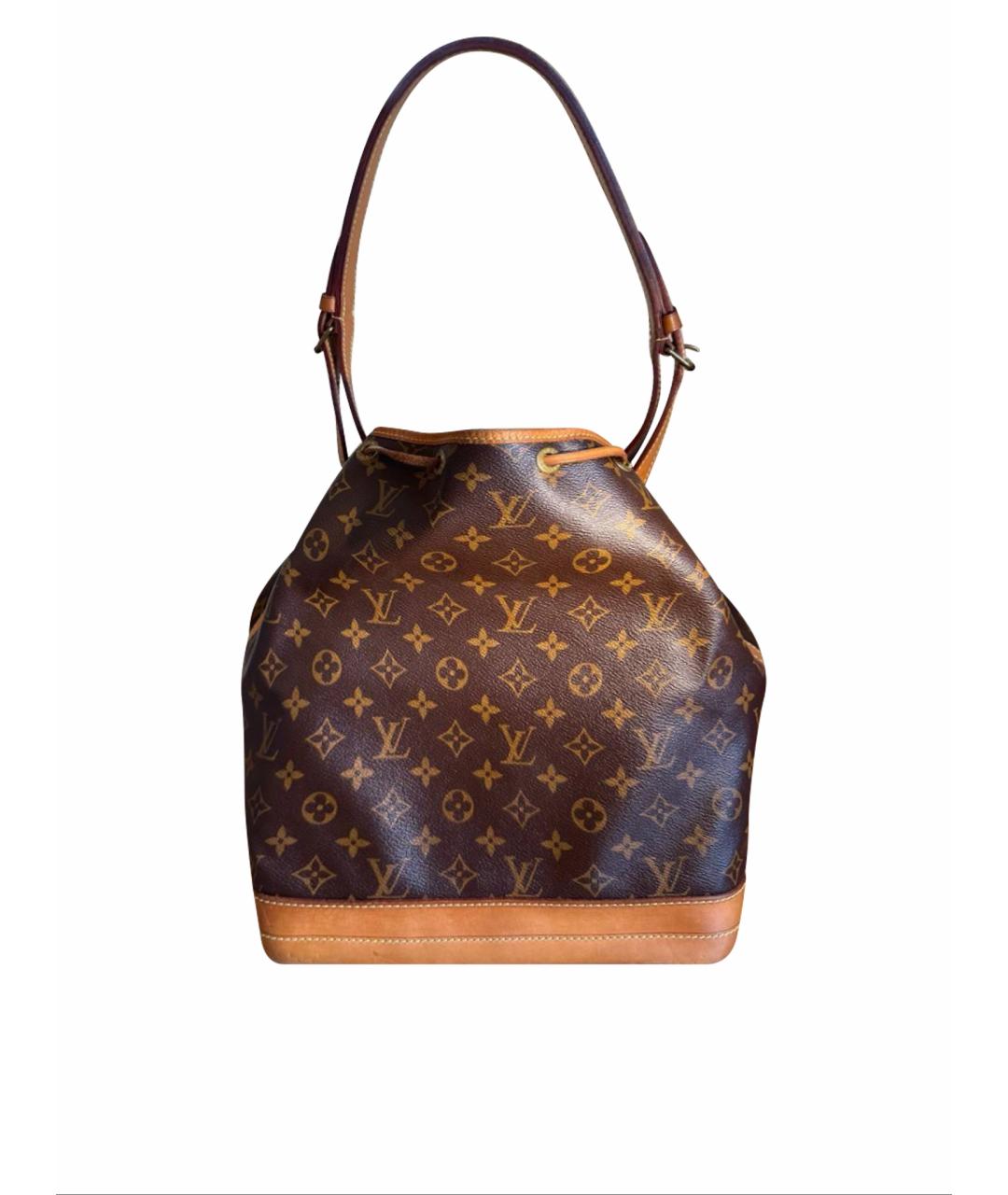 LOUIS VUITTON Коричневая сумка с короткими ручками из лакированной кожи, фото 1