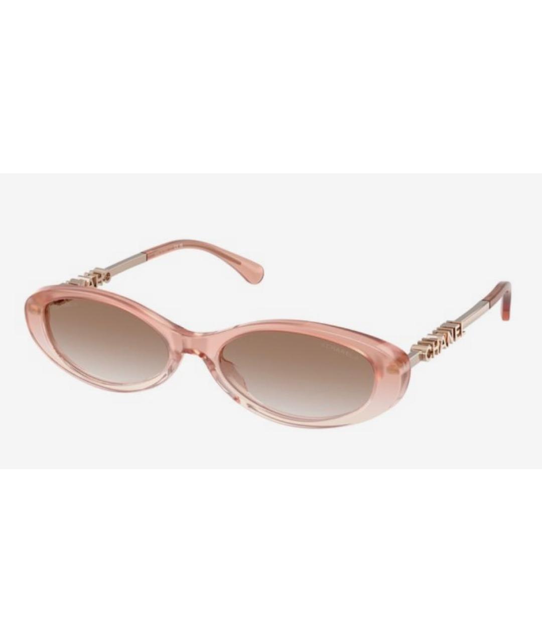 CHANEL Коралловые солнцезащитные очки, фото 5