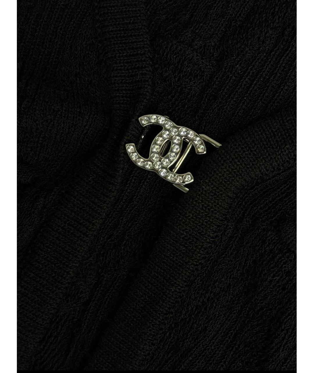 CHANEL Черный кардиган, фото 4