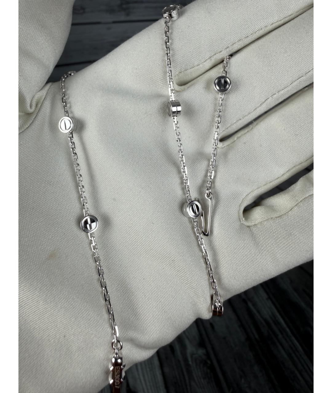 CARTIER Серебряное колье из белого золота, фото 3