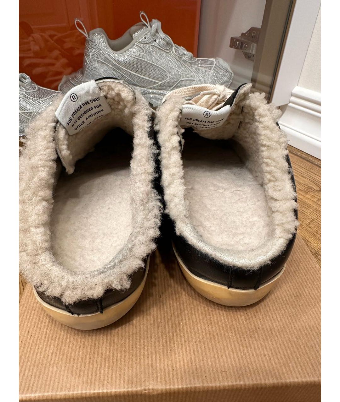 GOLDEN GOOSE Черные кожаные кеды, фото 4