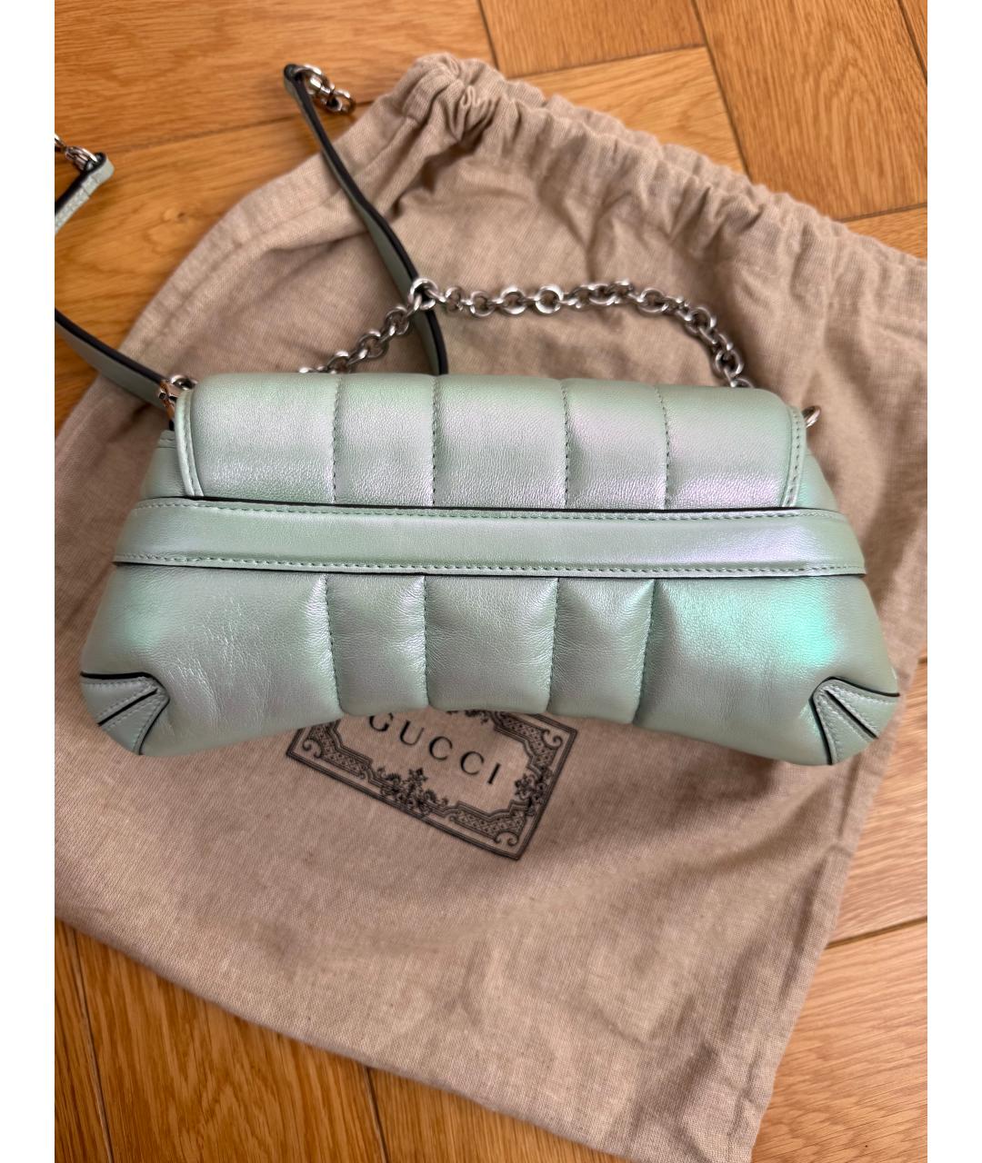 GUCCI Кожаная сумка с короткими ручками, фото 3