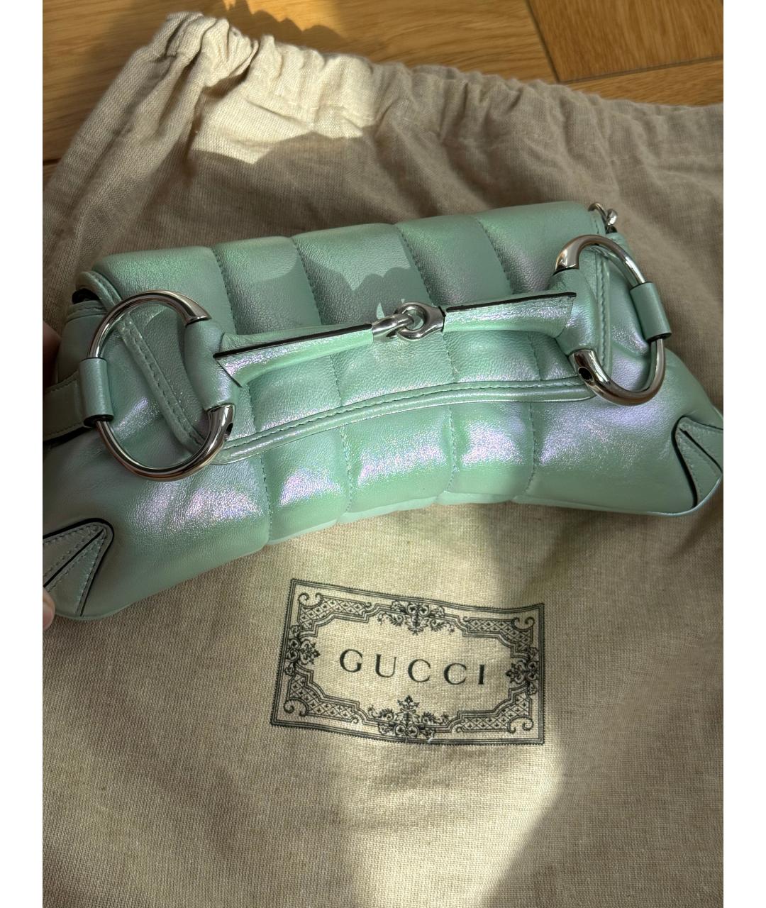 GUCCI Кожаная сумка с короткими ручками, фото 2