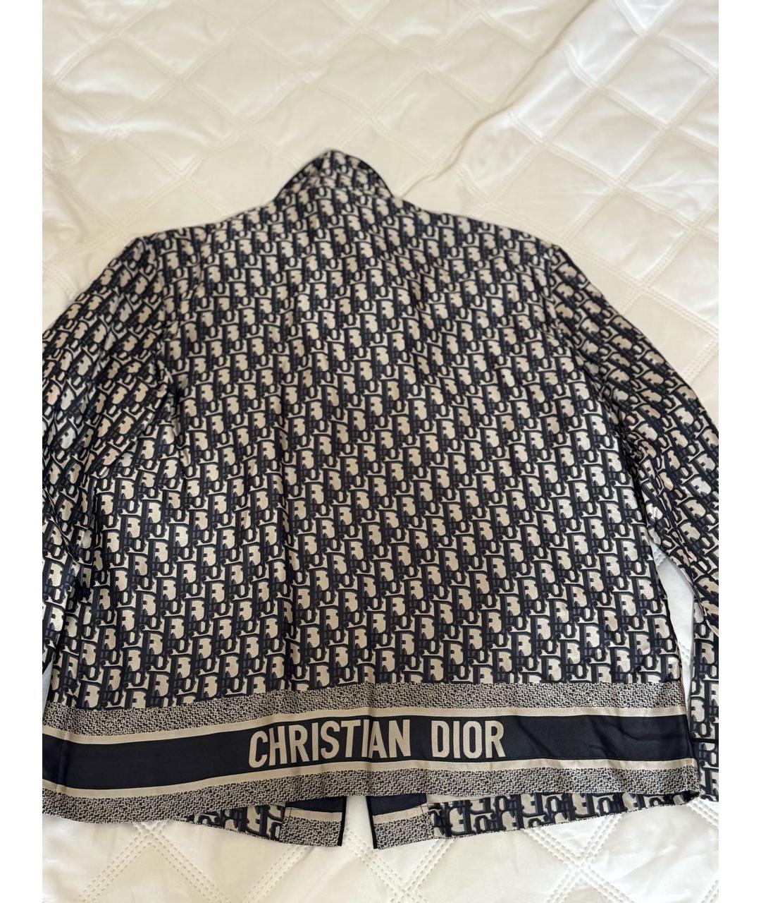 CHRISTIAN DIOR Мульти шелковая рубашка, фото 3