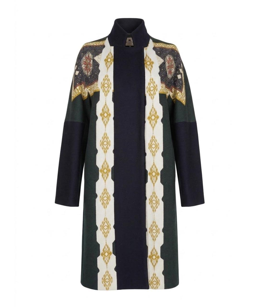 ETRO Мульти шерстяное пальто, фото 1