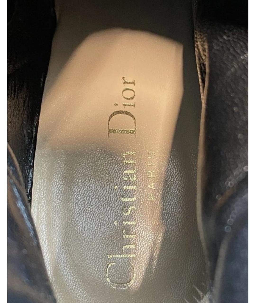 CHRISTIAN DIOR Черные ботильоны, фото 6