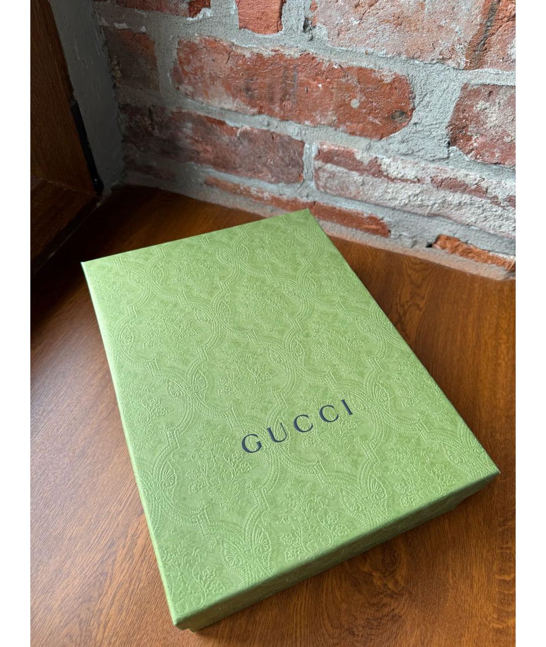 GUCCI Бежевая сумка через плечо из канвы, фото 7