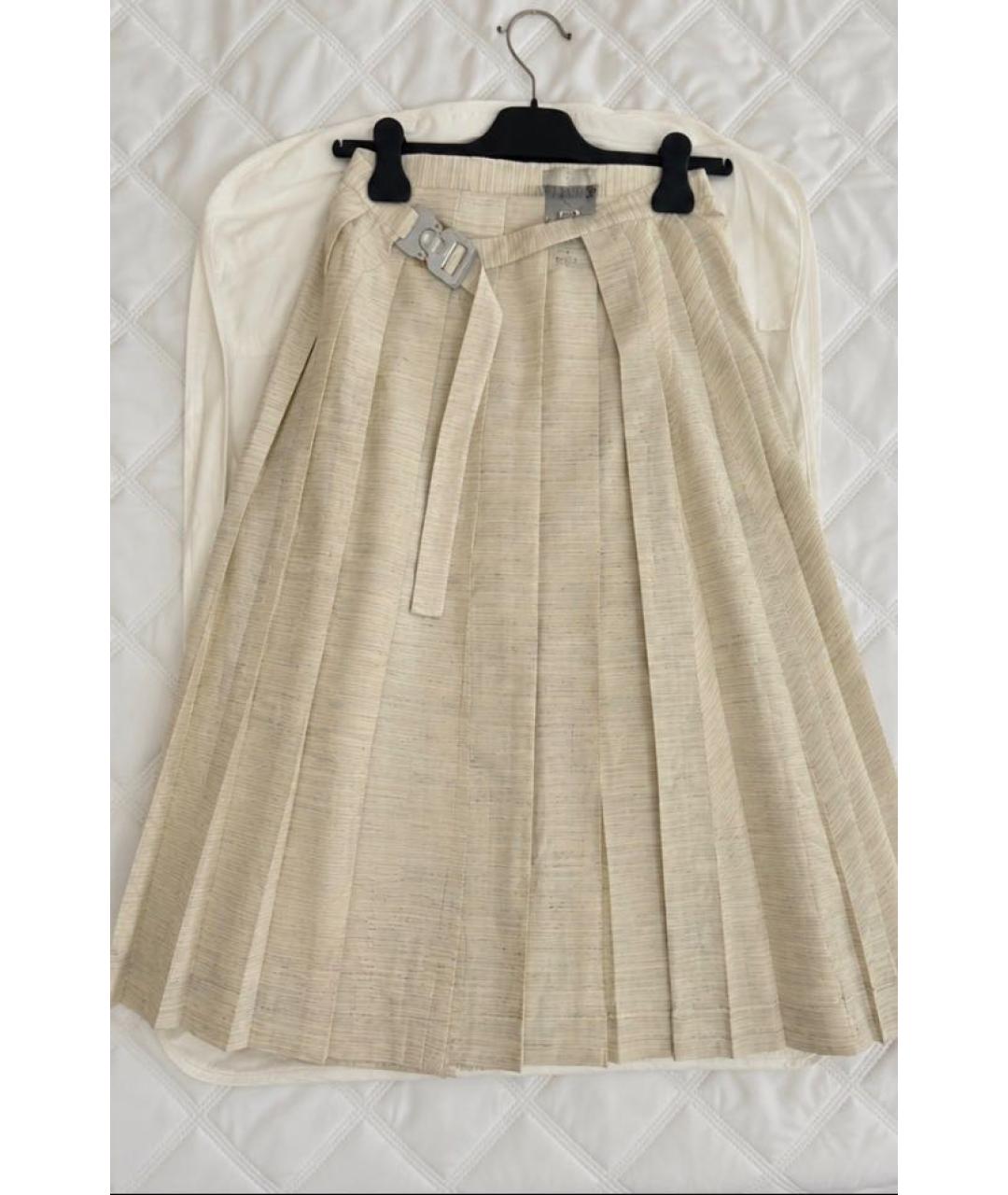 CHRISTIAN DIOR Бежевая юбка макси, фото 4