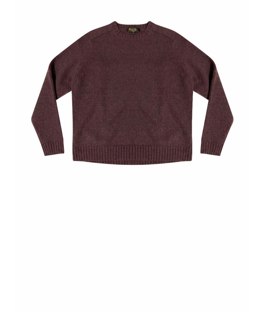 LORO PIANA Фиолетовый кашемировый джемпер / свитер, фото 1