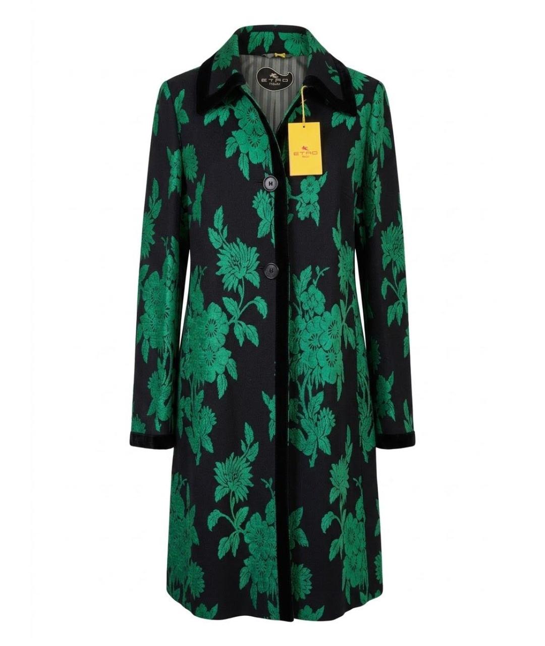ETRO Зеленое шерстяное пальто, фото 9