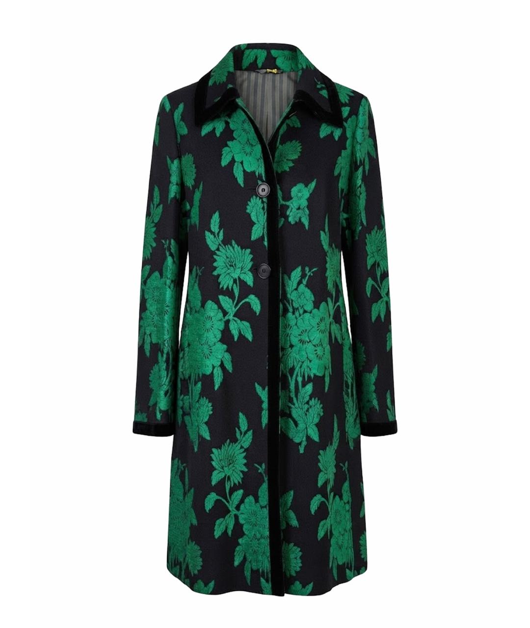 ETRO Зеленое шерстяное пальто, фото 1